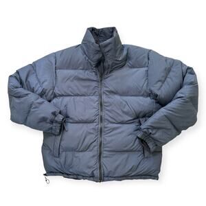 Vintage 90s Y2K Bear USA Mens Down Reversible Puffer Coat M Extreme Cold Weather